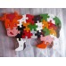 Wooden Block Cow Puzzle Wooden Block Cow Puzzle